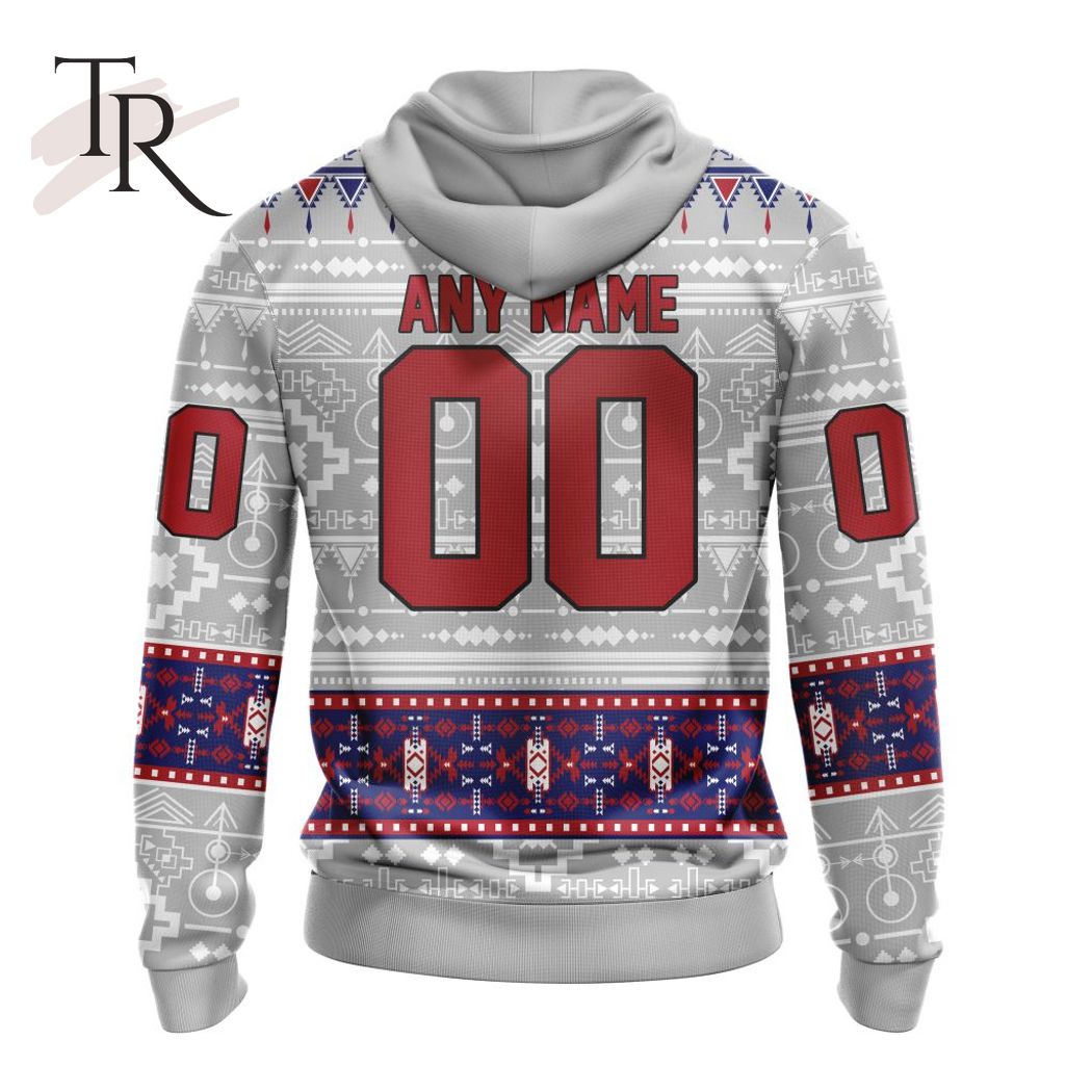 New 2025 NEW] ized NHL Montreal Canadiens Special Native Design Custom Hoodie - Image 3